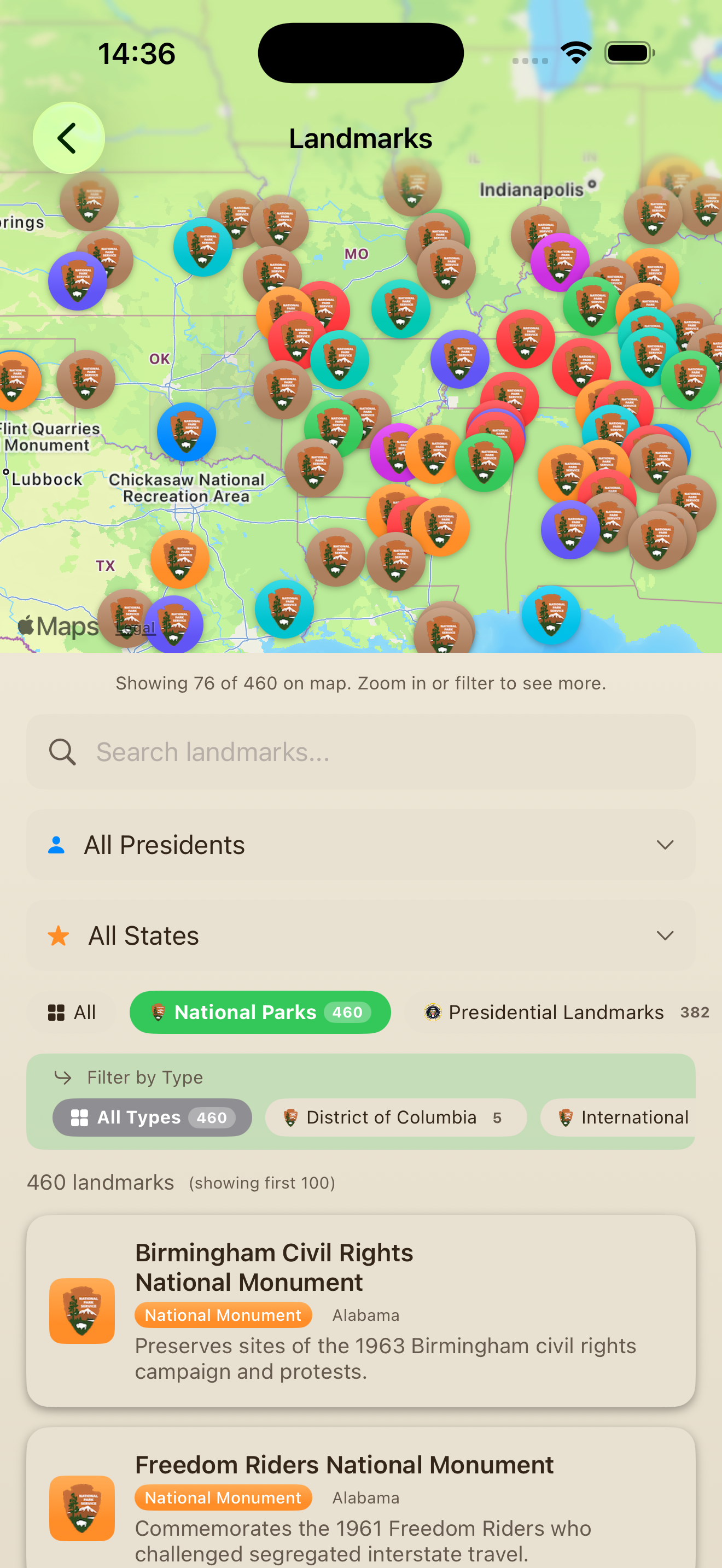 Landmarks